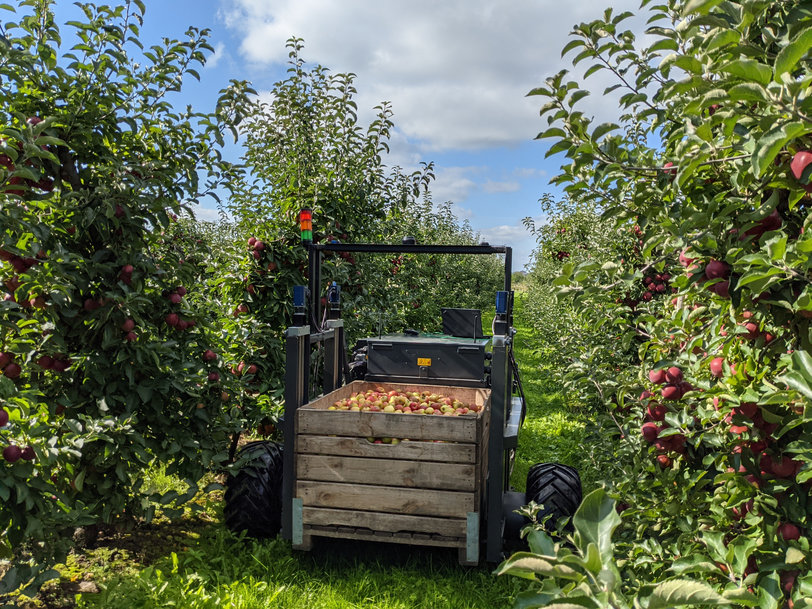 SIKO 可为果园自动收割车的研发项目提供支持 — 用于收获苹果的自动机器人 